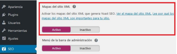 OpcionMapasSitioXml